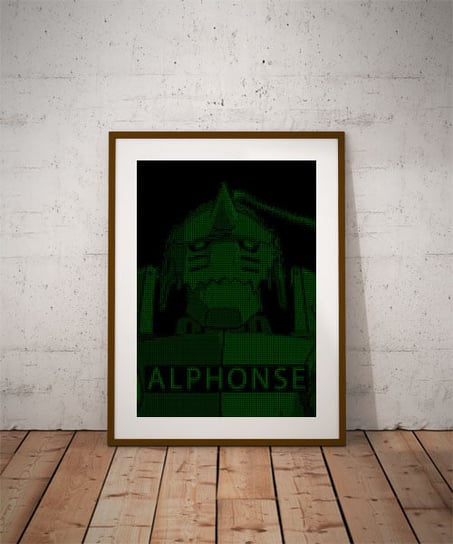 Plakat, H4CK3D - Alphonse, Fullmetal Alchemist, 60x80 cm reinders