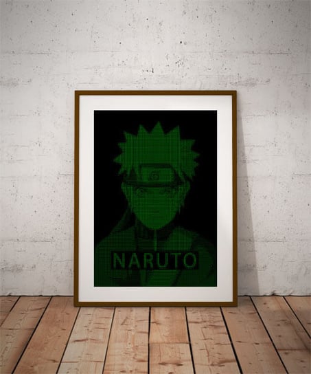 Plakat, H4CK3D - Naruto, 59,4x84,1 cm reinders
