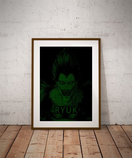 Plakat, H4CK3D - Ryuk, Death Note, 21x29,7 cm reinders