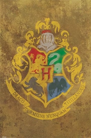 Plakat, Harry Potter - Hogwarts Crest, 61x91 cm Pyramid Posters