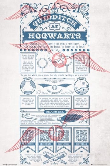 Plakat, Harry Potter Quidditch At Hogwarts, 61x91,5 cm GBeye