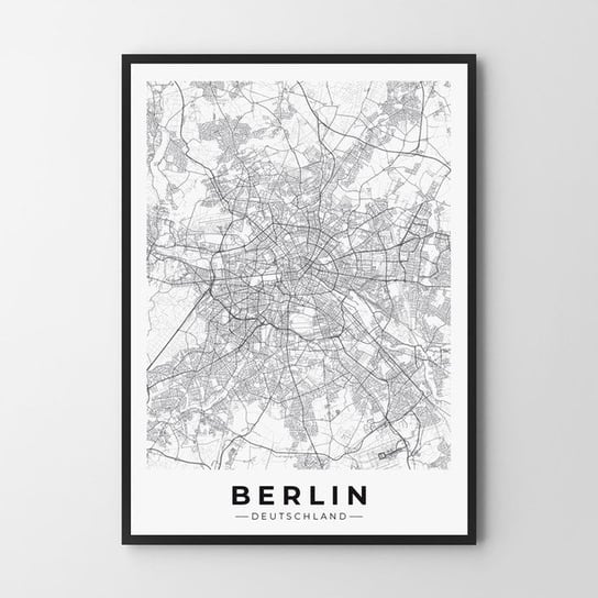 Plakat HOG STUDIO Berlin mapa, A4, 21x29,7 cm Hog Studio