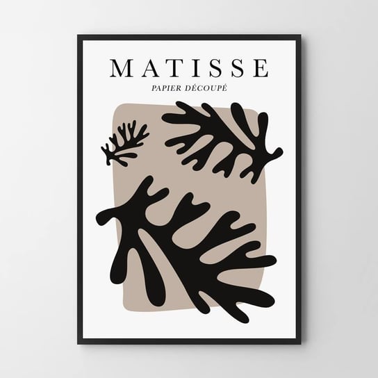Plakat HOG STUDIO Black Matisse #4 A4, 21x29,7 cm Hog Studio