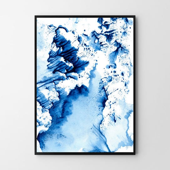 Plakat HOG STUDIO Blue wave, A4, 21x29,7 cm Hog Studio