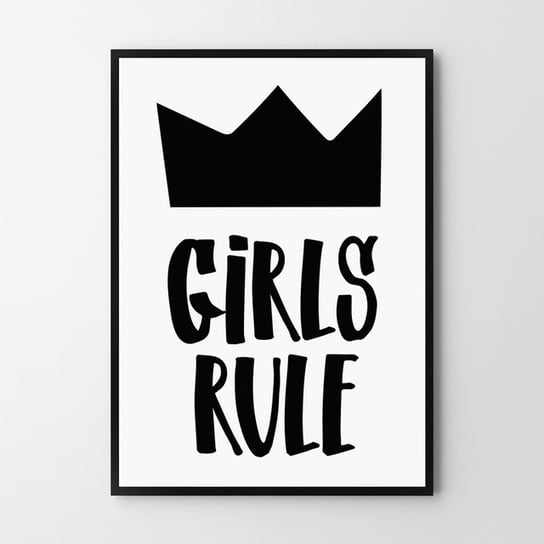 Plakat HOG STUDIO Girls rule, A4, 21x29,7 cm Hog Studio