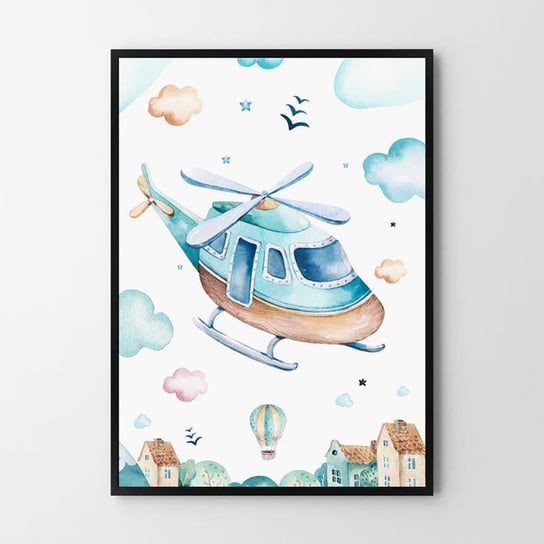 Plakat HOG STUDIO Helikopter, A4, 21x29,7 cm Hog Studio