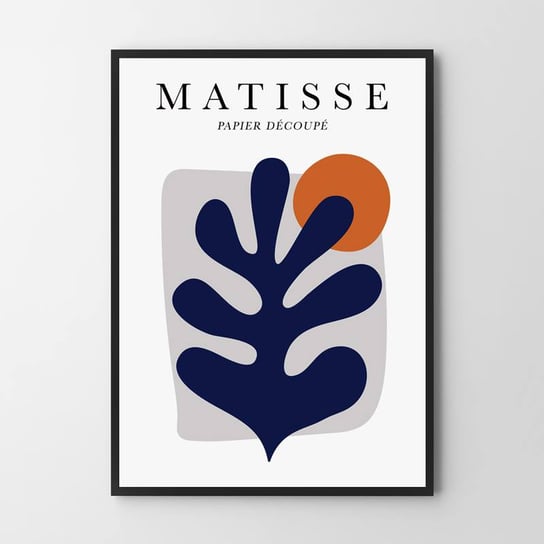 Plakat HOG STUDIO Matisse Navy blue B1, 70x100 cm Hog Studio