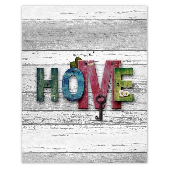 Plakat Home Dom, 40x50 cm ZeSmakiem