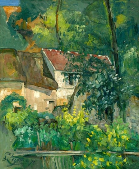 Plakat, House of Père Lacroix, Paul Cézanne, 60x80 cm reinders