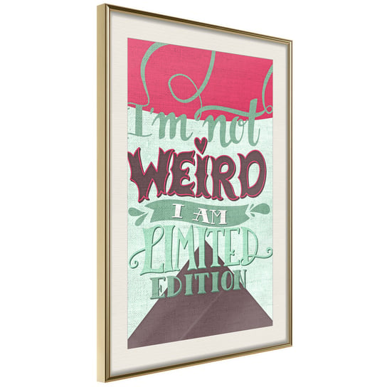 Plakat - I'm not weird [Poster] ARTGEIST