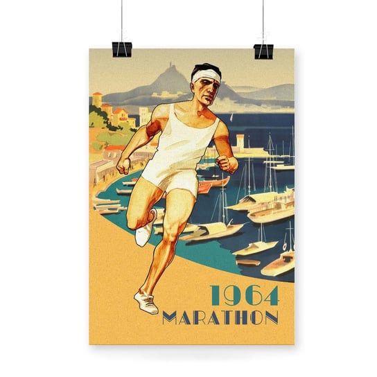 Plakat IKKUNASHOP,  1964 Marathon 30x40 IkkunaShop