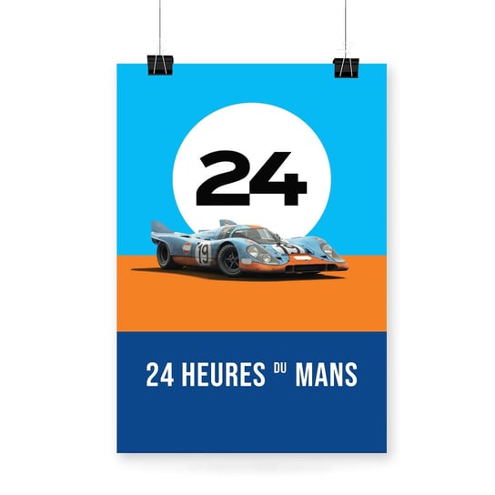 Plakat IKKUNASHOP,  24 Heures Du Mans 30x40 IkkunaShop
