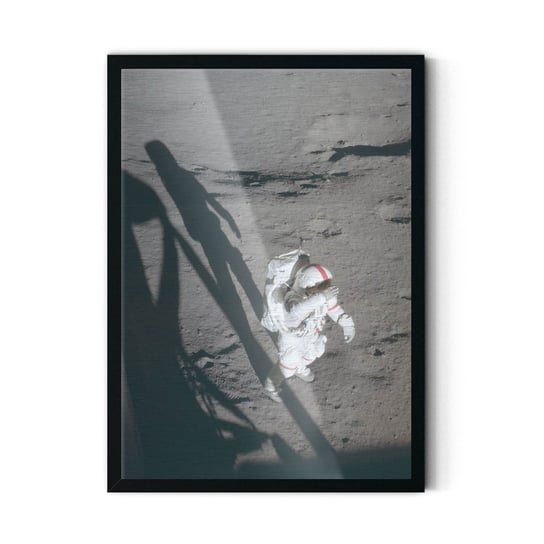 Plakat IKKUNASHOP,  Alone on the moon 40x60 Czarna ramka IkkunaShop