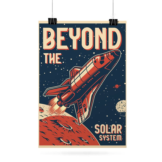 Plakat IKKUNASHOP,  Beyond the solar system 20x30 IkkunaShop