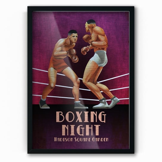 Plakat IKKUNASHOP,  Boxing Night 20x30 Czarna ramka IkkunaShop