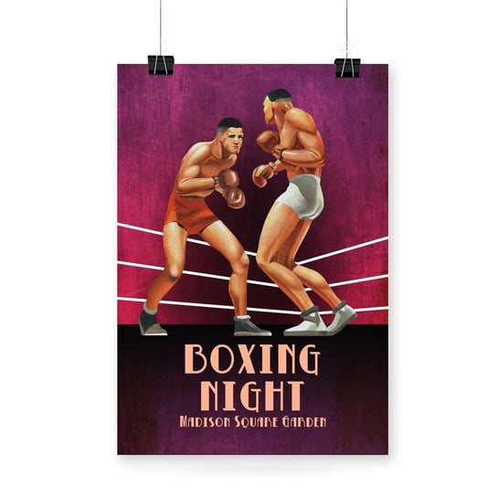 Plakat IKKUNASHOP,  Boxing Night 30x40 IkkunaShop