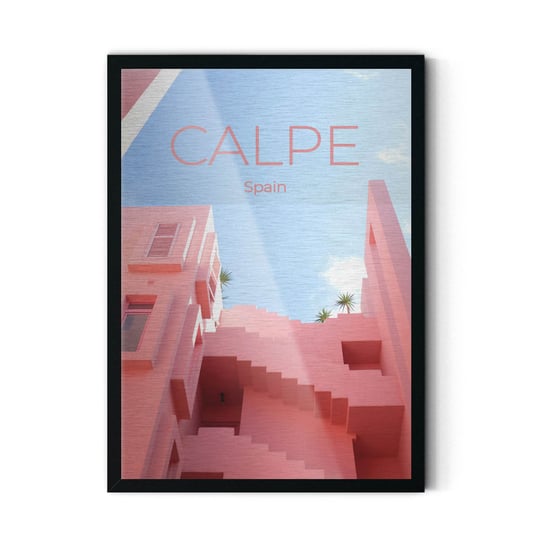 Plakat IKKUNASHOP,  Calpe Spain 30x40 Czarna ramka IkkunaShop