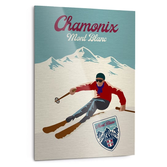Plakat IKKUNASHOP,  Chamonix Mont Blanc 20x30 IkkunaShop