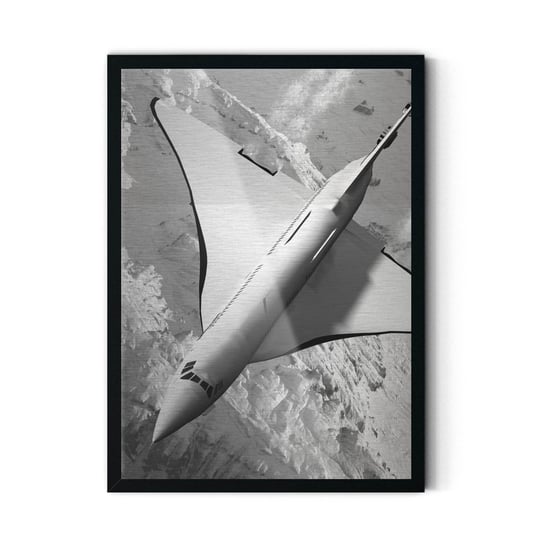 Plakat IKKUNASHOP,  Concorde 20x30 Czarna ramka IkkunaShop