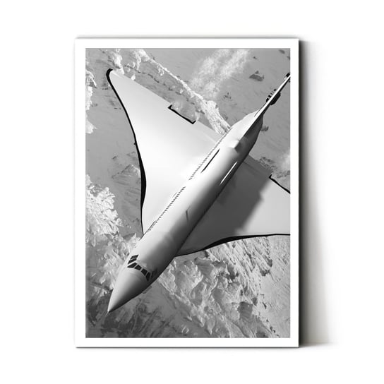 Plakat IKKUNASHOP,  Concorde 30x40 Biała ramka IkkunaShop