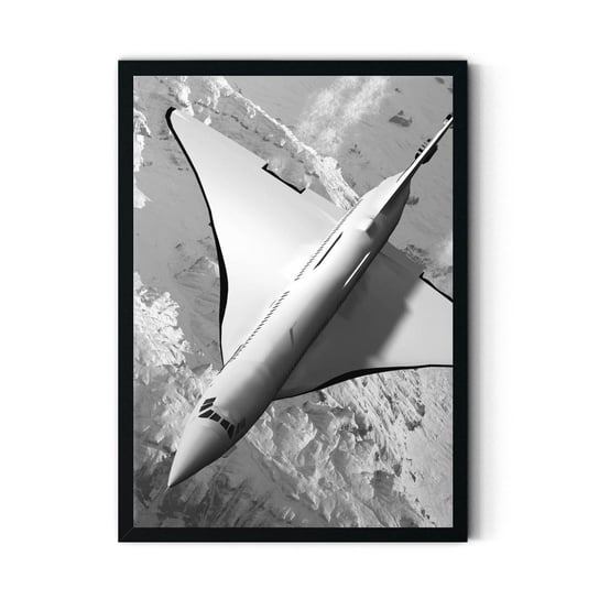 Plakat IKKUNASHOP,  Concorde 30x40 Czarna ramka IkkunaShop