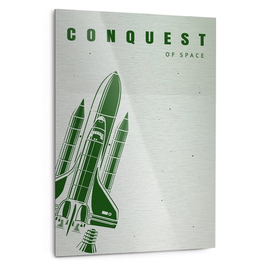 Plakat IKKUNASHOP,  Conquest Of Space Green 20x30 IkkunaShop