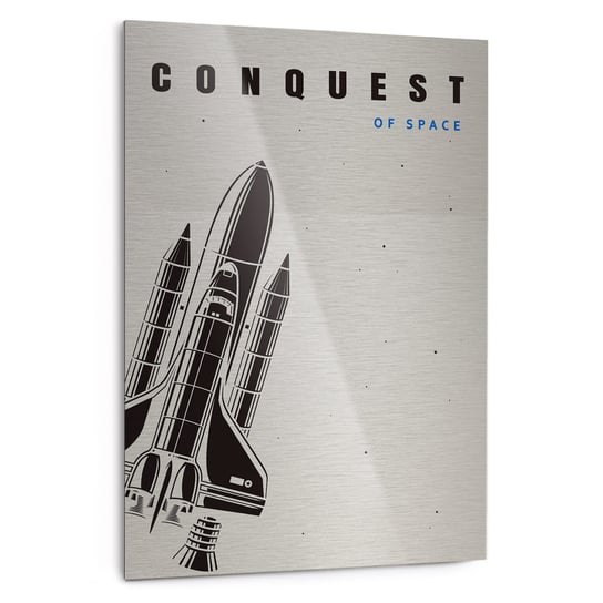 Plakat IKKUNASHOP,  Conquest Of Space White 20x30 IkkunaShop