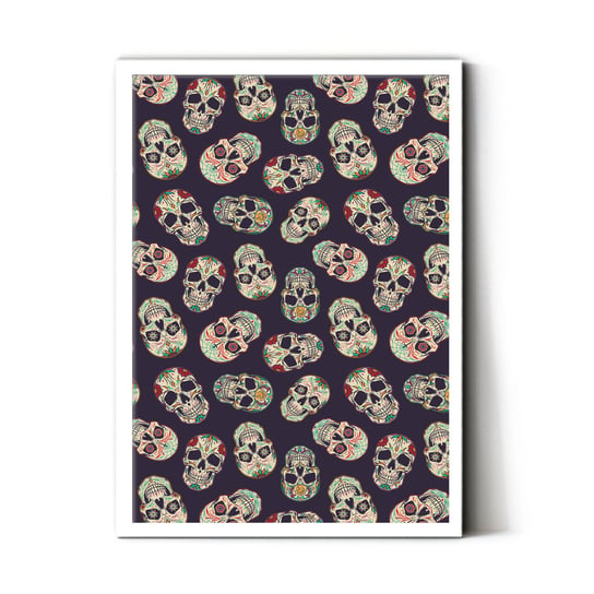 Plakat IKKUNASHOP,  Dia de los Muertos 20x30 Biała ramka IkkunaShop