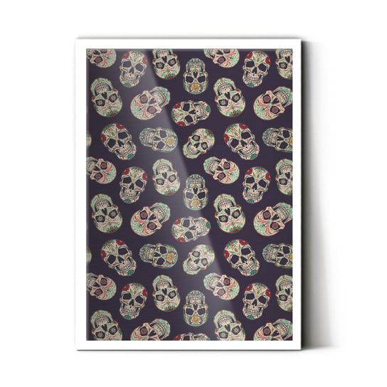 Plakat IKKUNASHOP,  Dia de los Muertos 30x40 Biała ramka IkkunaShop