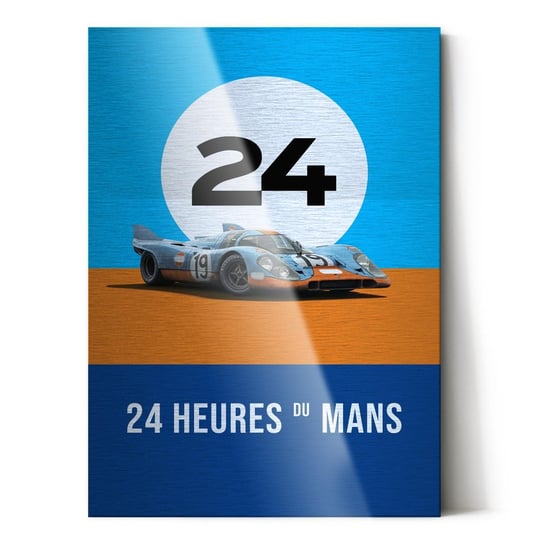 Plakat IKKUNASHOP, Plakat na metalu 24 Heures Du Mans 30x40 IkkunaShop