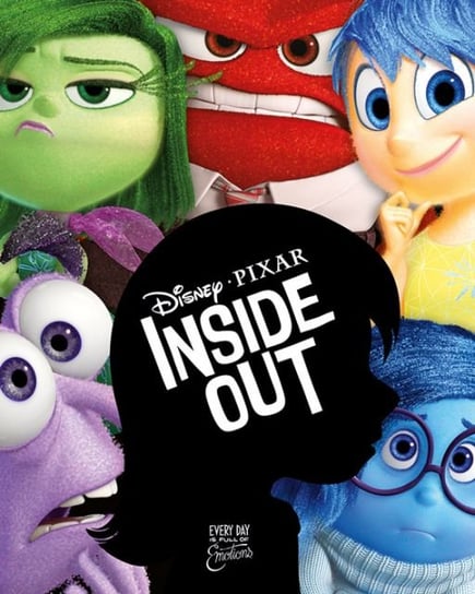 Plakat, Inside Out (Silhouette), 40x50 cm Disney