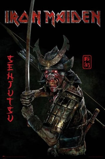 Plakat Iron Maiden Senjutsu plakaty na ścianę muzyczne 61x91,5 cm Iron Maiden