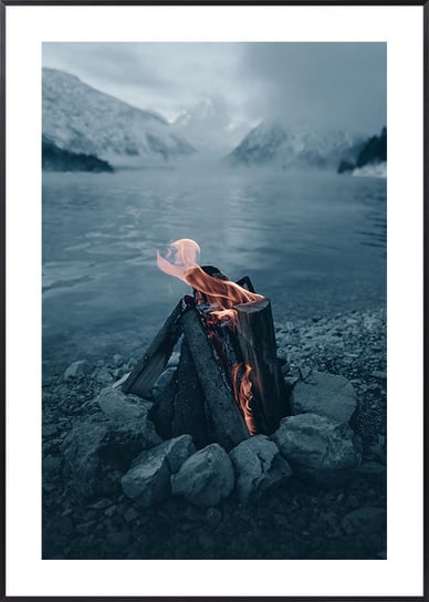 Plakat Jezioro Plansee w Alpach - 50x70 cm Posteracademy
