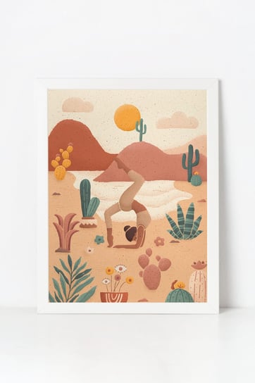 Plakat Joga - El Desierto 50x70cm Asana Creatives