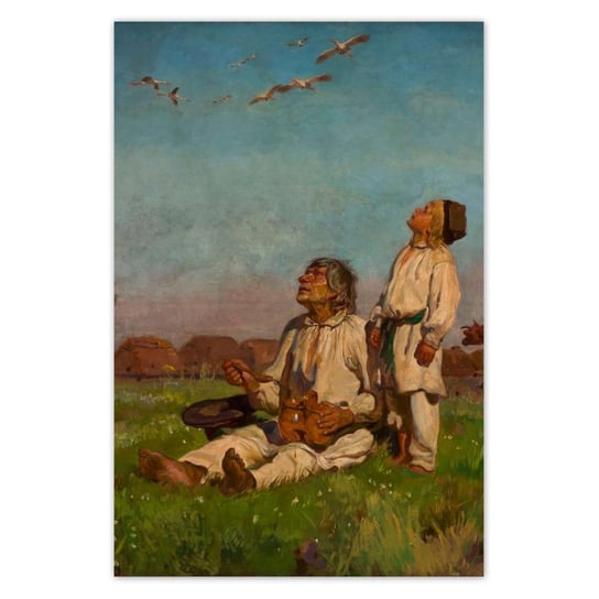 Plakat Józef Chełmoński Bociany, 60x90 cm ZeSmakiem