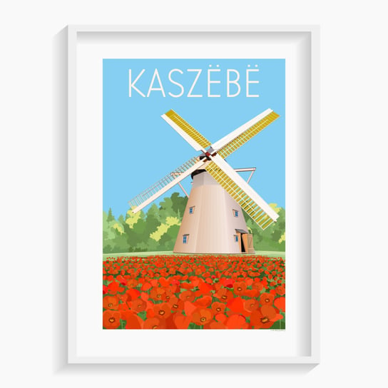 Plakat Kaszuby 40x50 cm A. W. WIĘCKIEWICZ