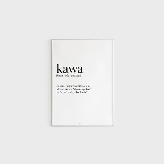 Plakat, Kawa, A3, 42x29,7 cm Voska Studio