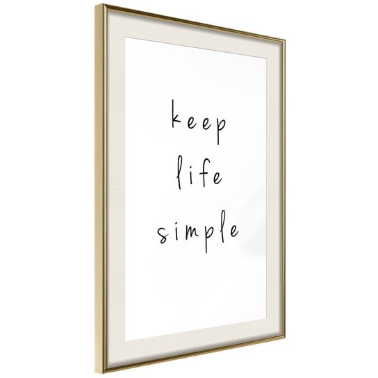 Plakat - Keep Life Simple [Poster] ARTGEIST