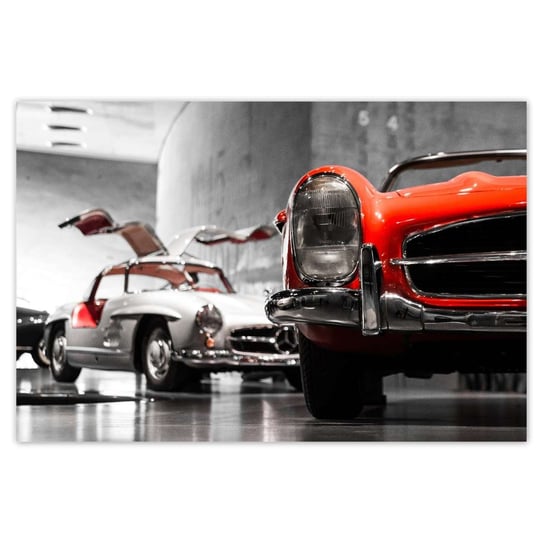 Plakat Klasyczne Mercedesy, 60x40 cm ZeSmakiem