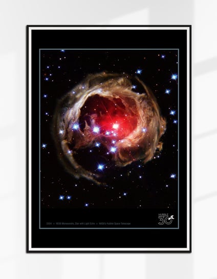Plakat Kosmos Gwiazda V838 Monocerotis Teleskop Hubble'a HST 70x50 (B2) Inna marka