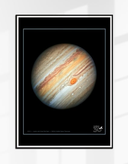 Plakat Kosmos NASA Planeta Jowisz Układ Słoneczny Teleskop Hubble'a HST 70x50 (B2) Inna marka