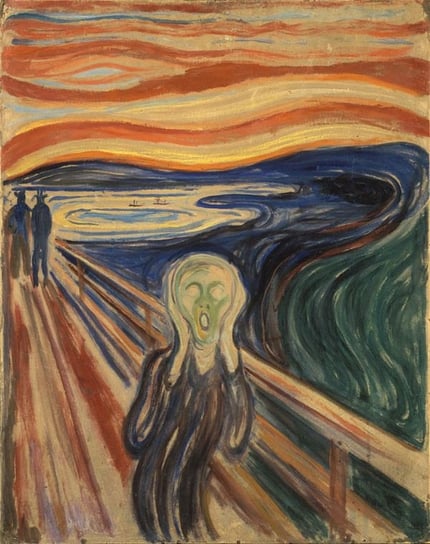 Plakat, Krzyk Edvard Munch, 30x40 cm reinders