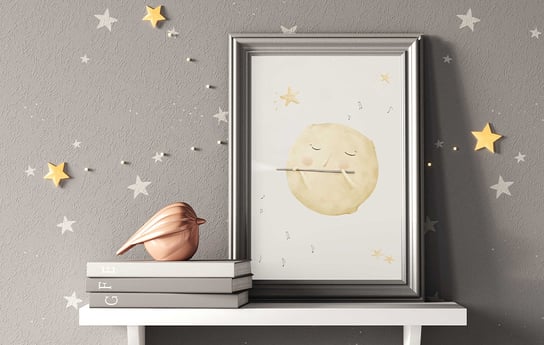Plakat Księżyc Printed Stories