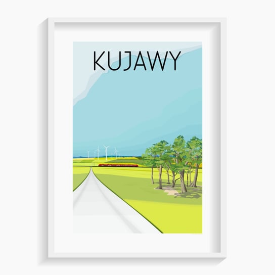 Plakat Kujawy 40X50 Cm A. W. WIĘCKIEWICZ