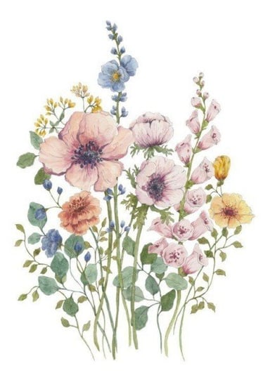 Plakat, Kwiaty II, 29,7x42 cm Katarzyna Stróżyńska Goraj
