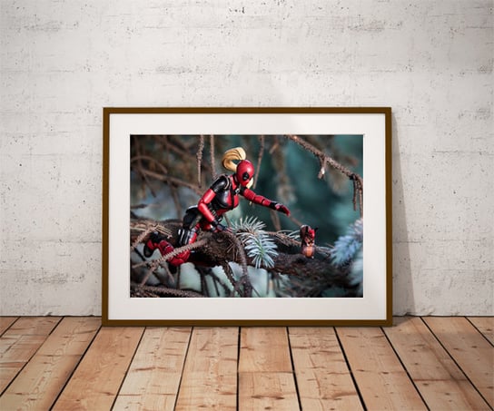 Plakat, Lady Deadpool i Wiewiór, 80x60 cm reinders