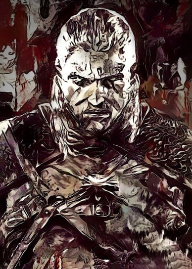 Plakat, Legends of Bedlam - Geralt, Wiedźmin, 59,4x84,1 cm reinders