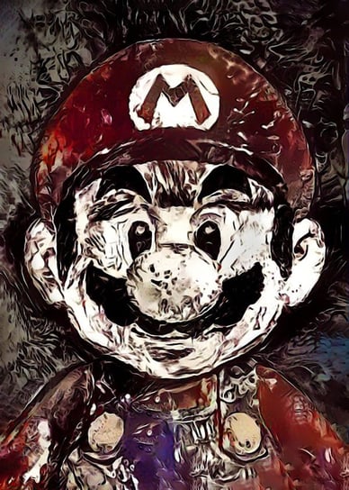 Plakat, Legends of Bedlam - Mario, Nintendo, 20x30 cm reinders