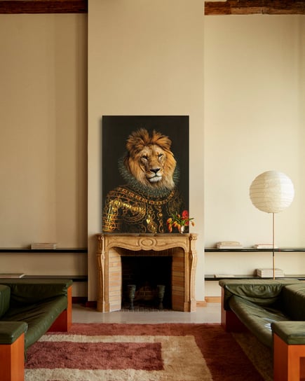 Plakat Lion 100x140 Dekoracje PATKA Patrycja Kita