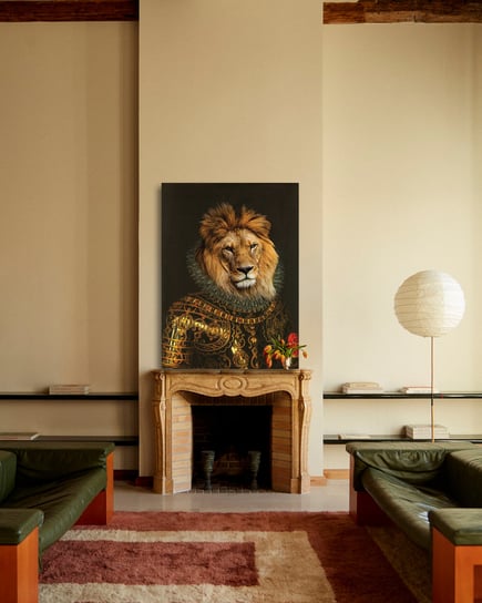 Plakat Lion 50x70 Dekoracje PATKA Patrycja Kita